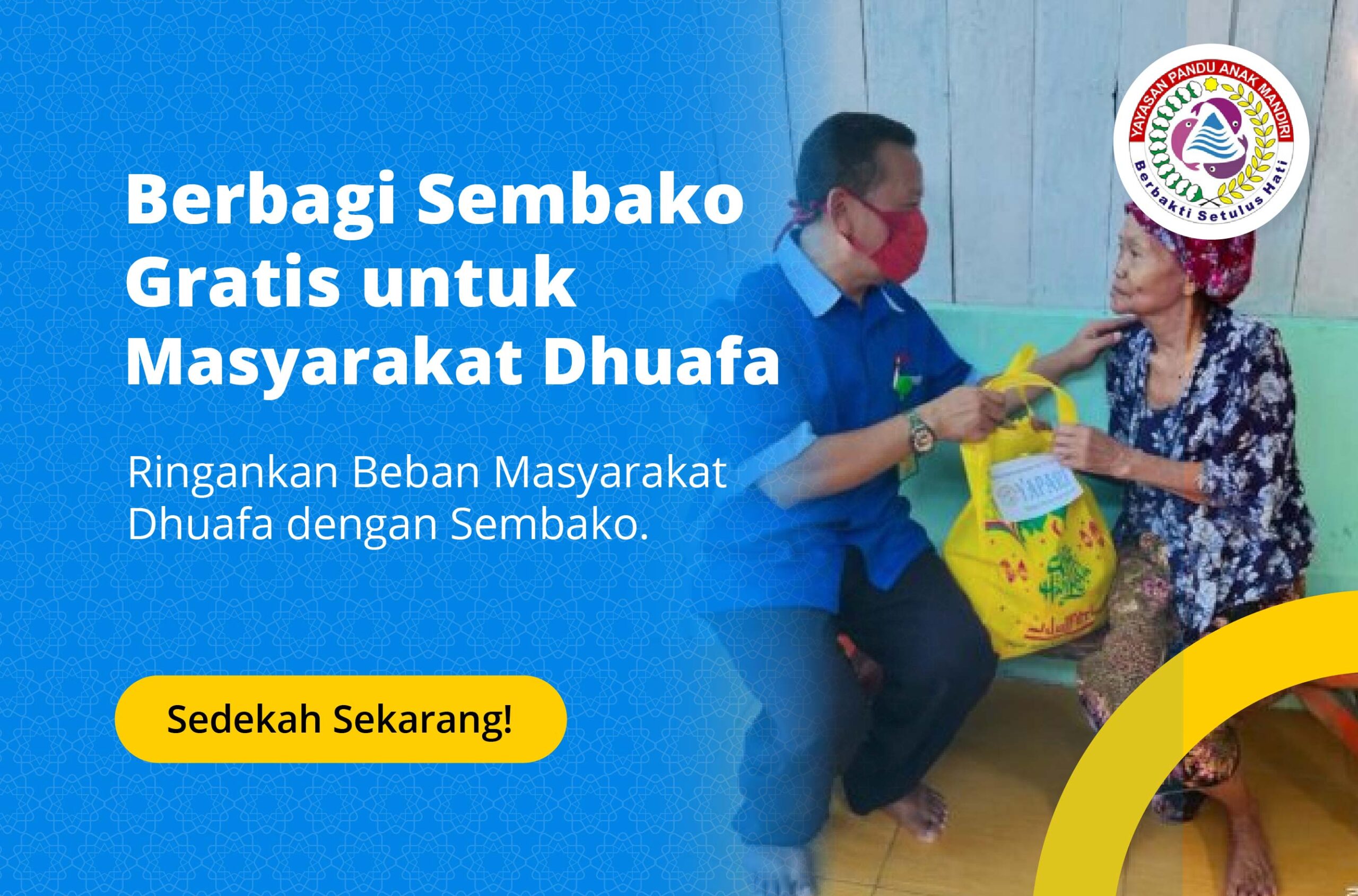 Berbagi Sembako Gratis Untuk Masyarakat Dhuafa